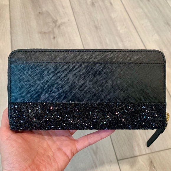 ♠️Kate Spade Neda Greta Court Zip Glitter Wallet♠️ - Picture 4 of 8
